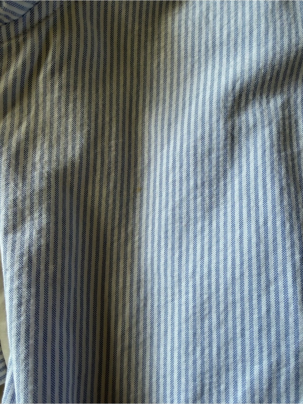 L.L. Bean Blue and White Button Down Shirt Size M - Picture 6 of 6